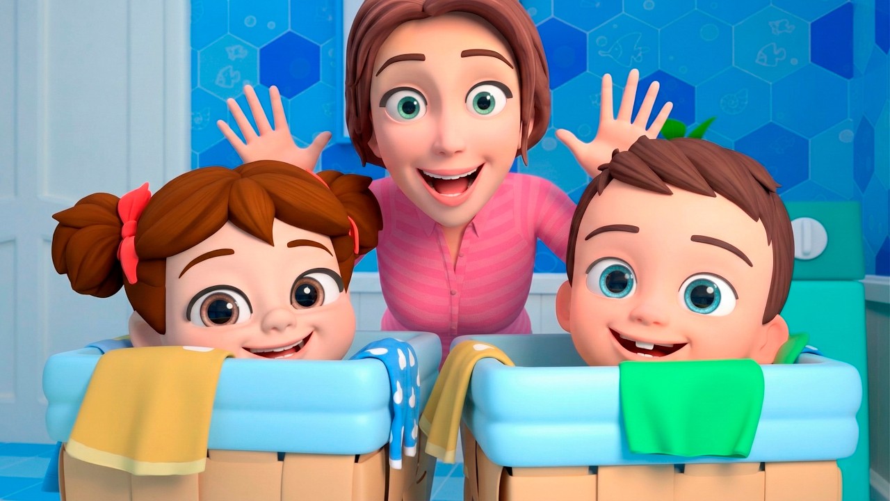 Peek A Boo Song | Hide and Seek Family Game | Newborn Baby Songs & Nursery Rhymes