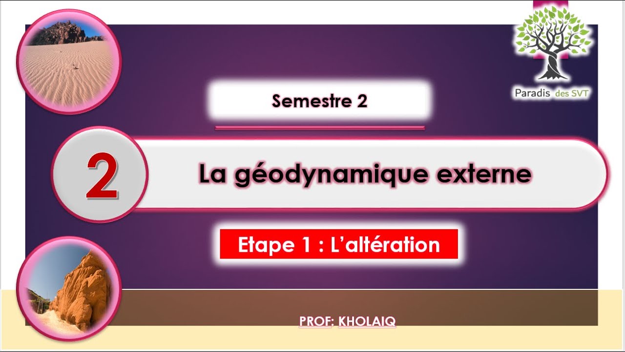 les roches sédimentaires 2: l'altération
