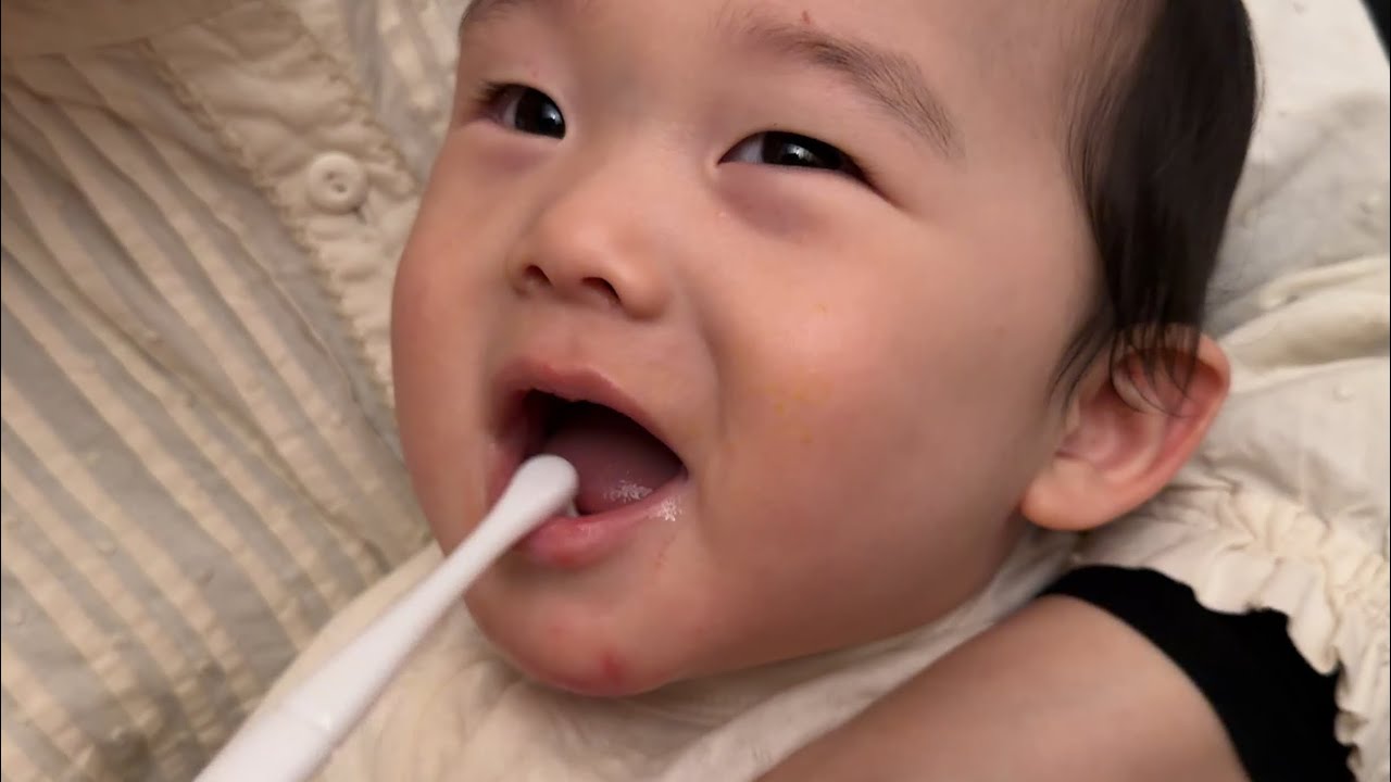 【赤ちゃんvlog｜7ヶ月】スイミングで大泣き/初めての歯磨き 生後235日