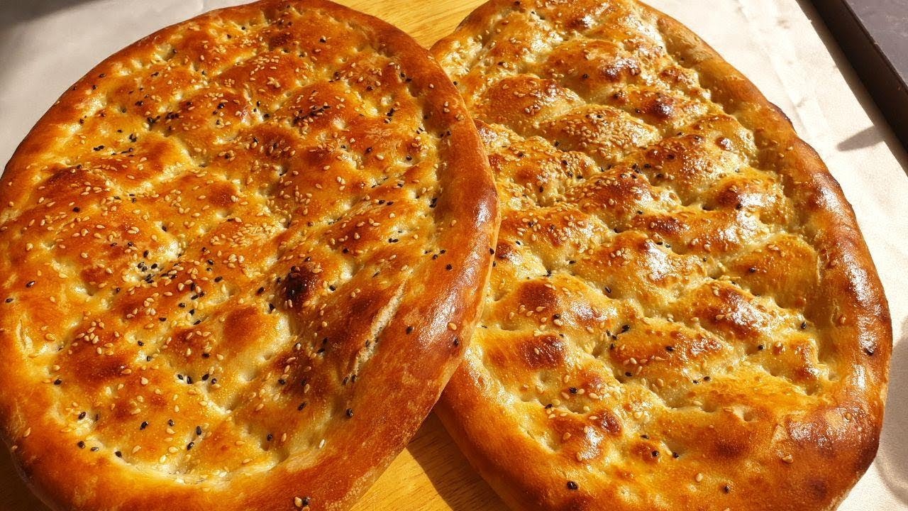 تهیه نان بدون خمیر مایه، ترد و خوشمزه، نرم و خوش طعم 👌🏼 Persian Bread without yeast!!