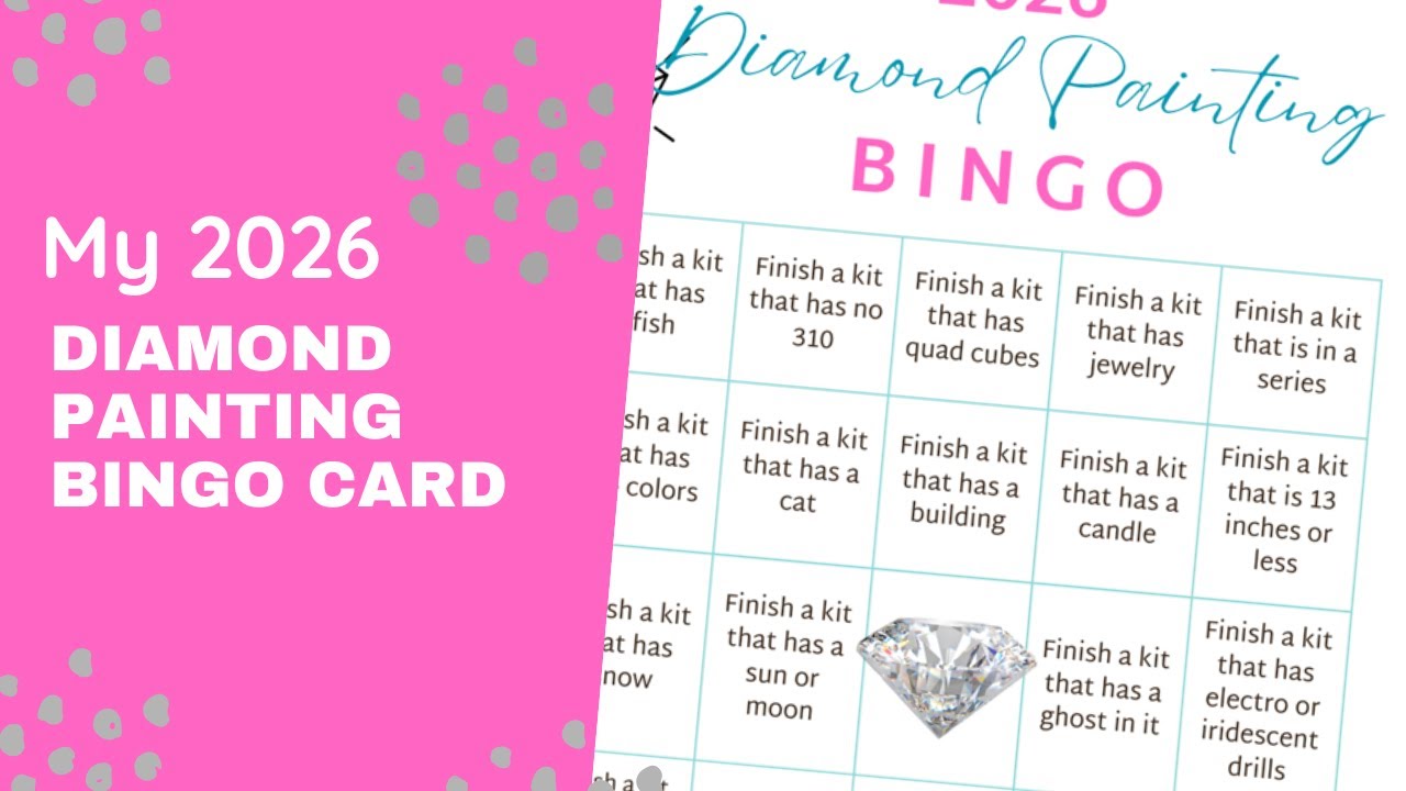 My 2026 Diamond Painting BINGO Card