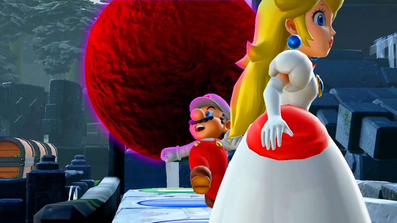 【スーパーマリオパーティ】バッタンのドミノ遺跡マリオVsルイージVsピーチVsクッパ (最強CPU｢たつじん)