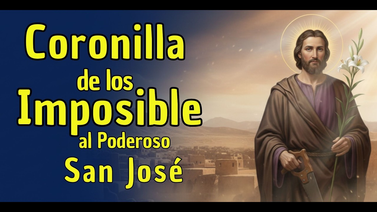 CORONILLA MÁS PODEROSA | San José intercede por lo que YA diste por perdido (El Imposible)