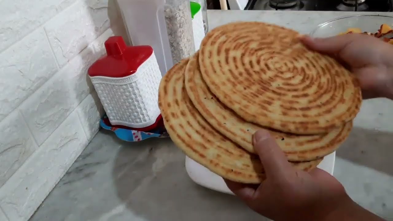 فطير السميد من ايدي جزائرية قبائلية 🇩🇿بطاطا سلاطة حارة تحرحرلك عديان قلبك