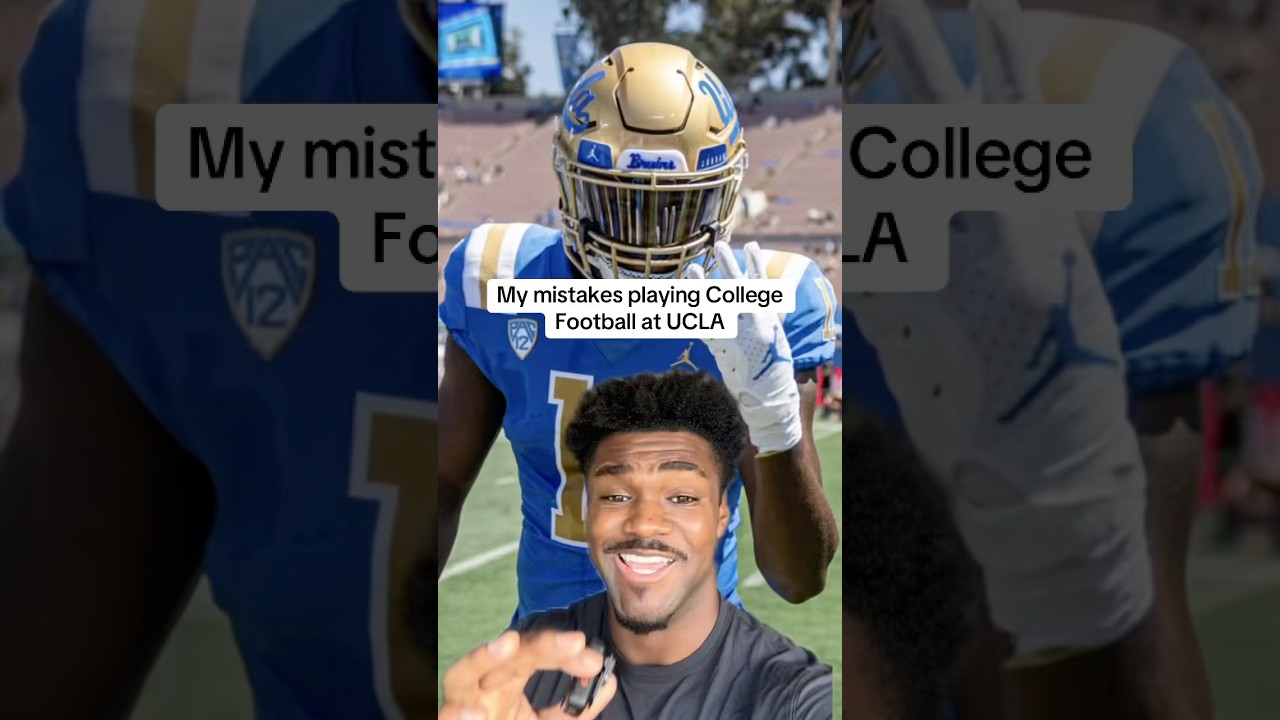 My mistakes playing football at UCLA😭#football