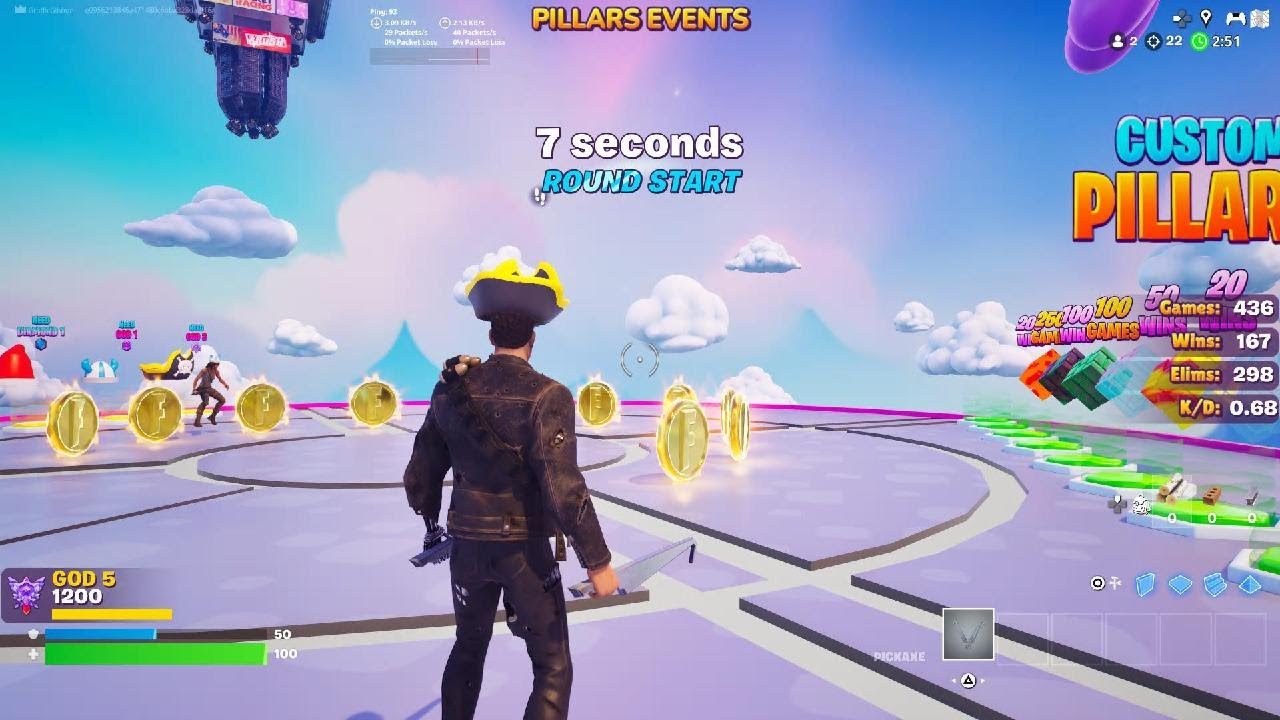 Fortnite pillars events