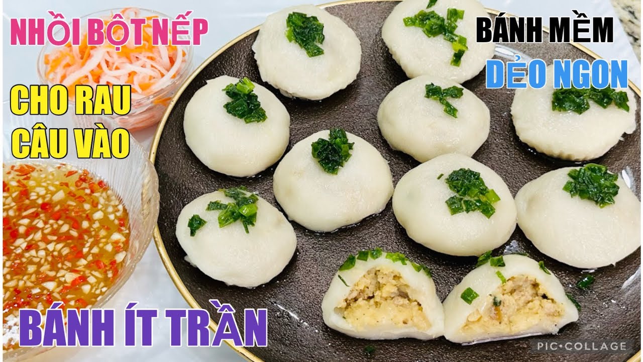 Bánh Ít Trần Kiểu mới cho Rau Câu Dẻo vào bột để qua ngày vẫn mềm dẻo thơm ngon MẸO nhỏ để bột thơm