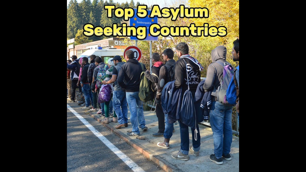 Top 5 Asylum Seeking Countries #viral #ytshorts #trending #youtubeshorts  #like #discover