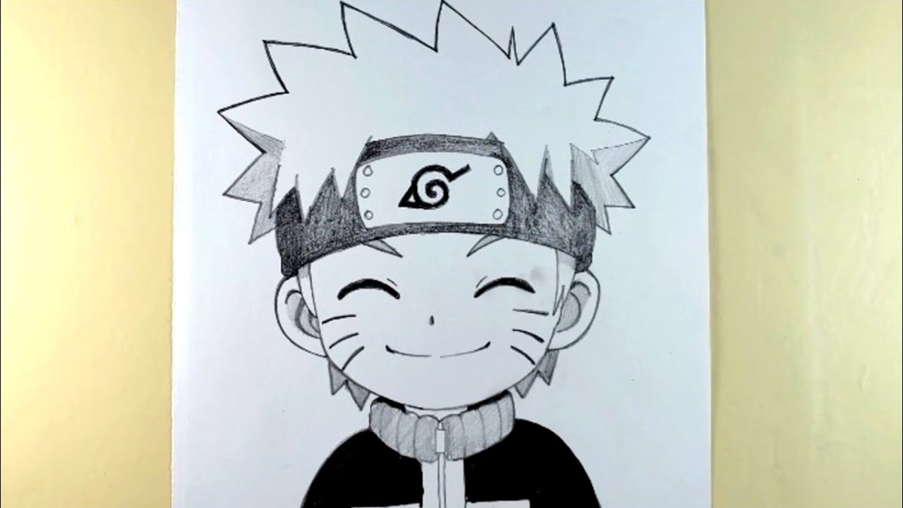 How to Draw Kid Naruto Easy 🦊 | Naruto Anime Drawing Tutorial 