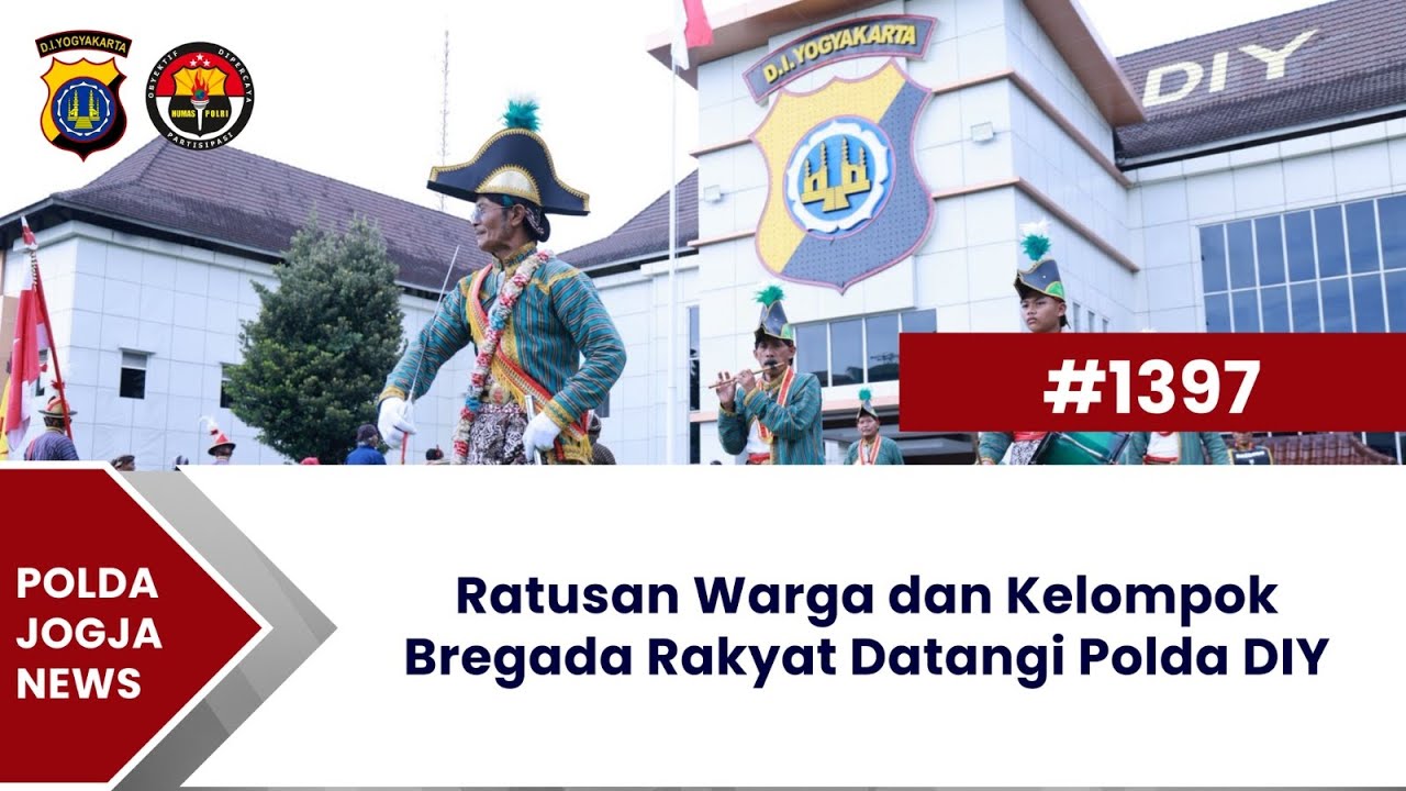 Ratusan Warga dan Kelompok Bregada Rakyat Datangi Polda DIY | Polda Jogja News #1397