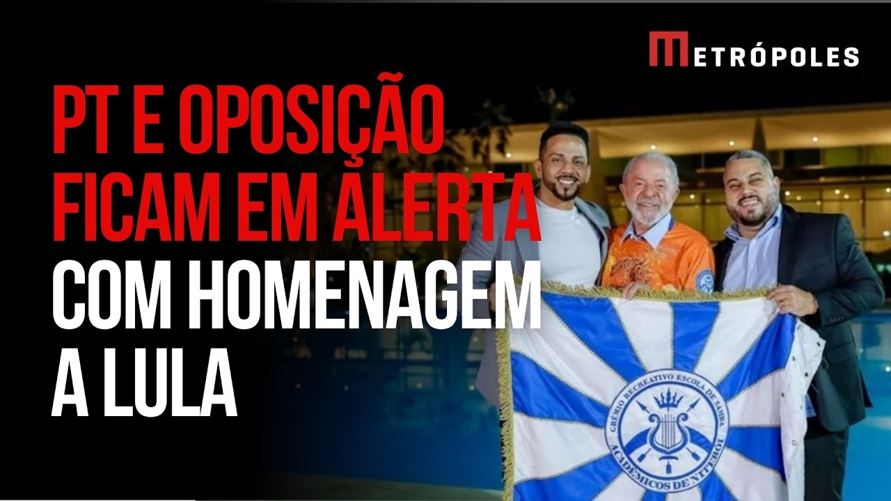 Homenagem a Lula leva política para a Sapucaí e deixa PT e oposição em alerta