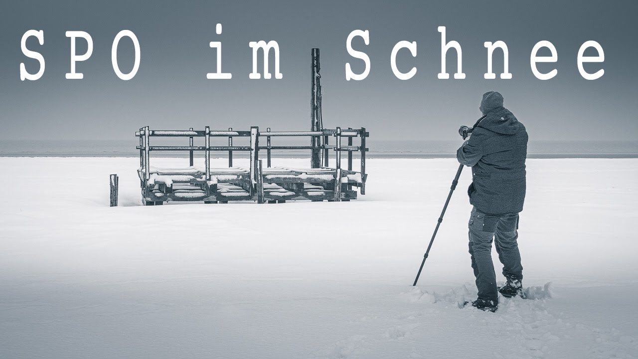 Sankt Peter-Ording versinkt im Schnee - Bestes Fine Art Wetter