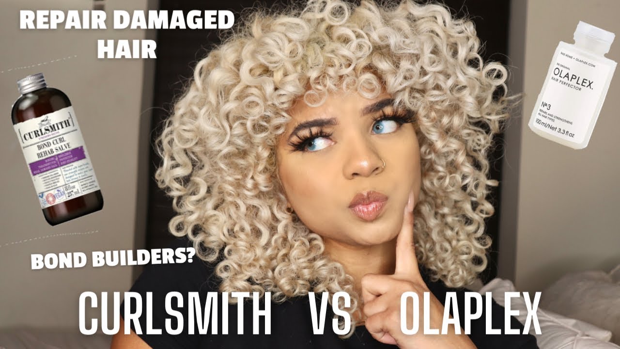 NEW Curlsmith Bond Curl on Bleached High Porosity 3b Curls! | FIX Damaged Curls