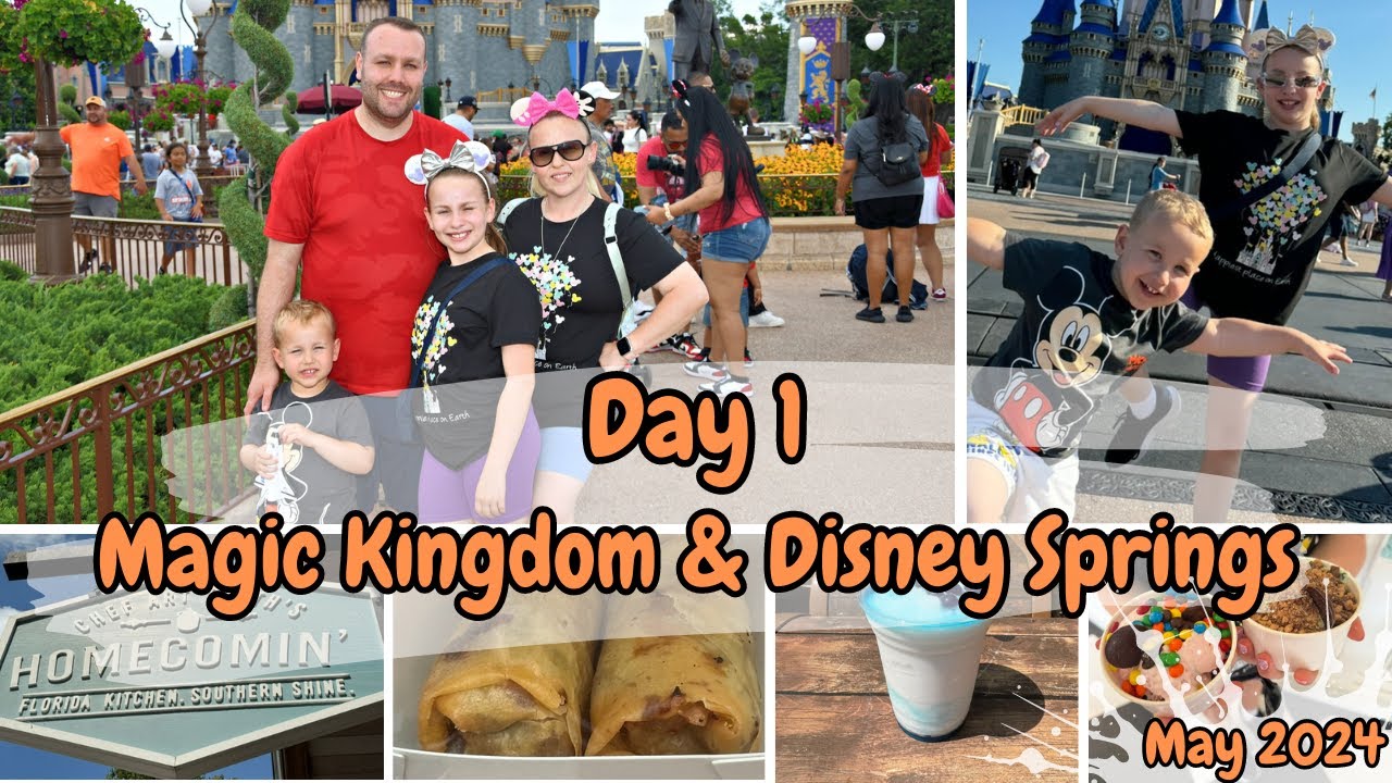 Orlando Florida Day 1 - Magic Kingdom & Disney Springs