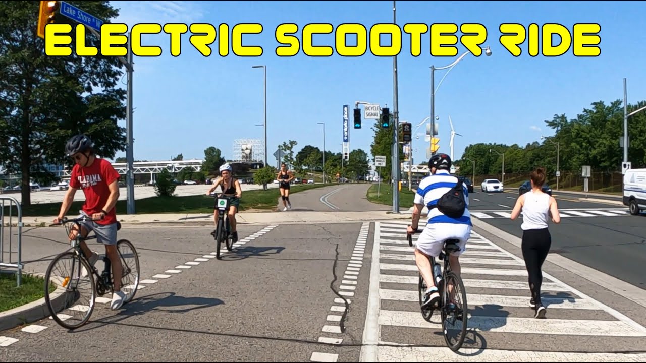 Morning Toronto Waterfront Trail Electric Scooter Ride (July 2021)