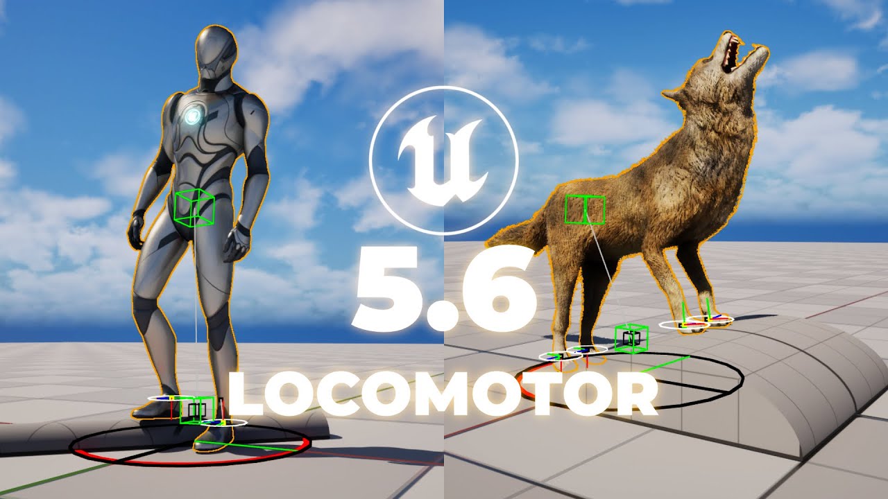Make use of automatic foot placement with LOCOMOTOR in Unreal Engine 5.6 Preview