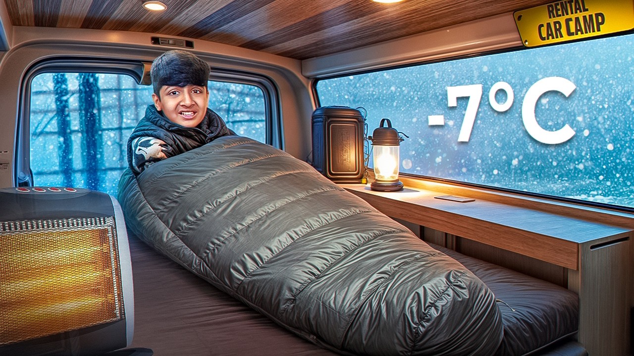 Surviving 24 Hours in Camper Van !