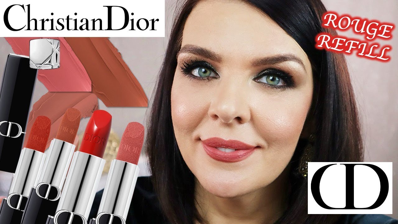 Dior Rouge Refillable Lipstick | Testing Out Viral Dior Lipsticks! 😱