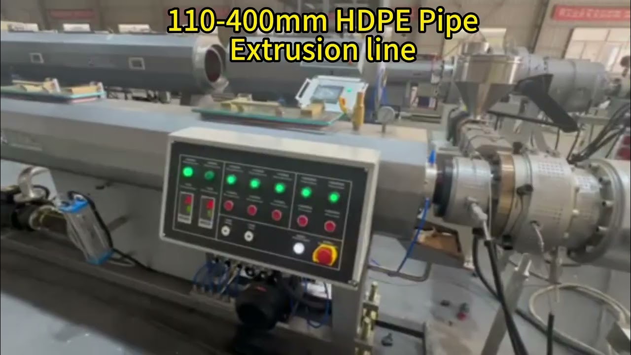🎥 110-400mm HDPE Pipe Extrusion Line in Action – Now in Russia!