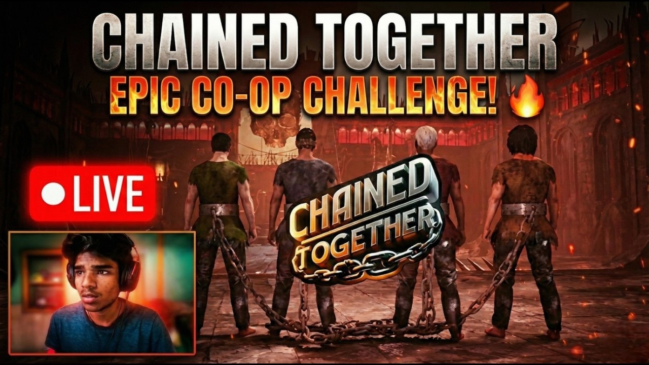 CHAINED TOGETHER LIVE 🔥 One Mistake = Game Over!