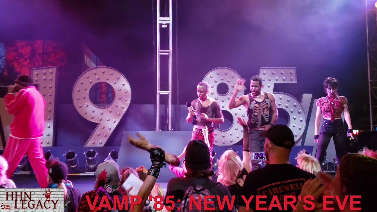HHN 28 | Vamp '85: New Year's Eve Ball Drop & Thriller Dance