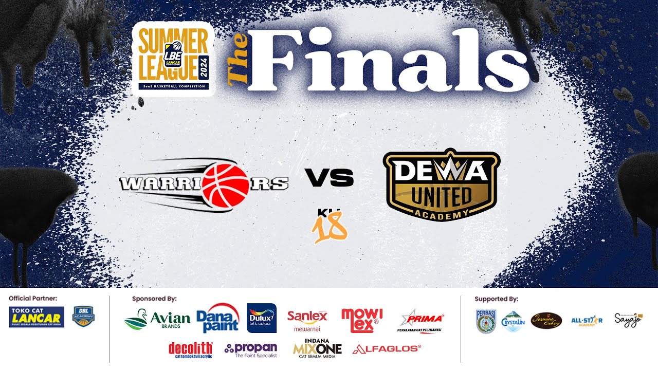 WARRIORS VS DEWA UNITED | FINAL KU-18 | SUMMER LEAGUE 2024