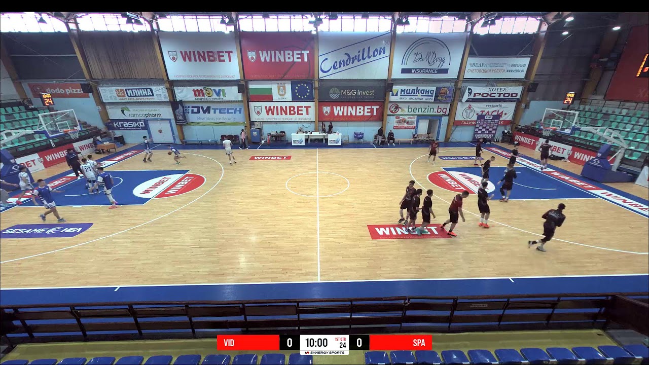 Видабаскет - Спартак Плевен 1 | Юноши 19г.  | І-Див. ЗАПАД - Северозапад - гр. В