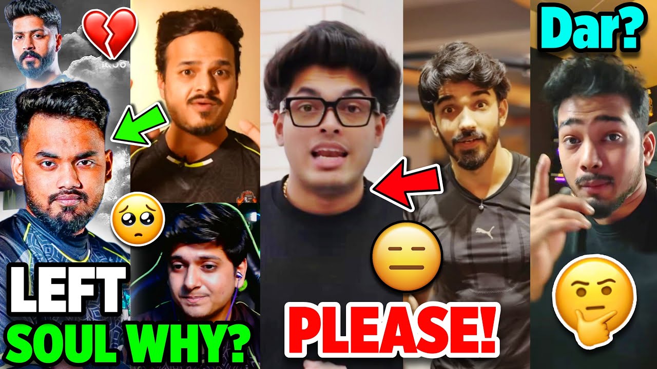Why Manya Left Team SouL😳 All SHOCKED Reaction 😱 Snax Gaming, Jonathan Bgmi, 8Bit Thug, TEAM DISBAND