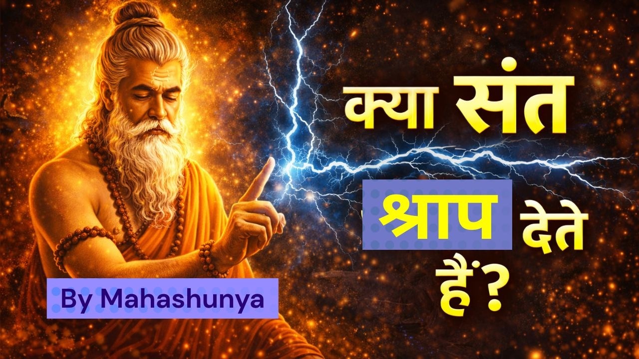 क्या आत्मज्ञानी श्राप देता है? | आध्यात्म का गहरा रहस्य | महाशून्य #spirituality #motivation #संत