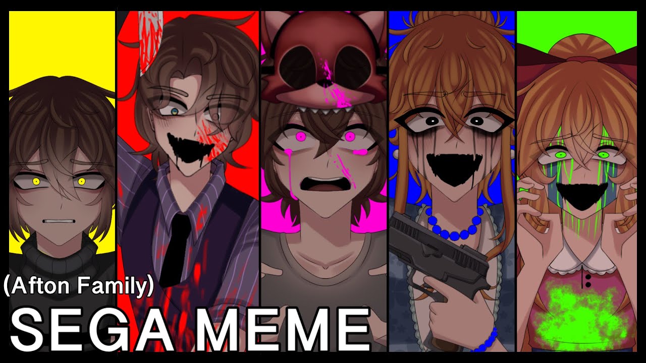 Sega Meme || Afton Family (FNAF) || ⚠️ Flashing colors ⚠️
