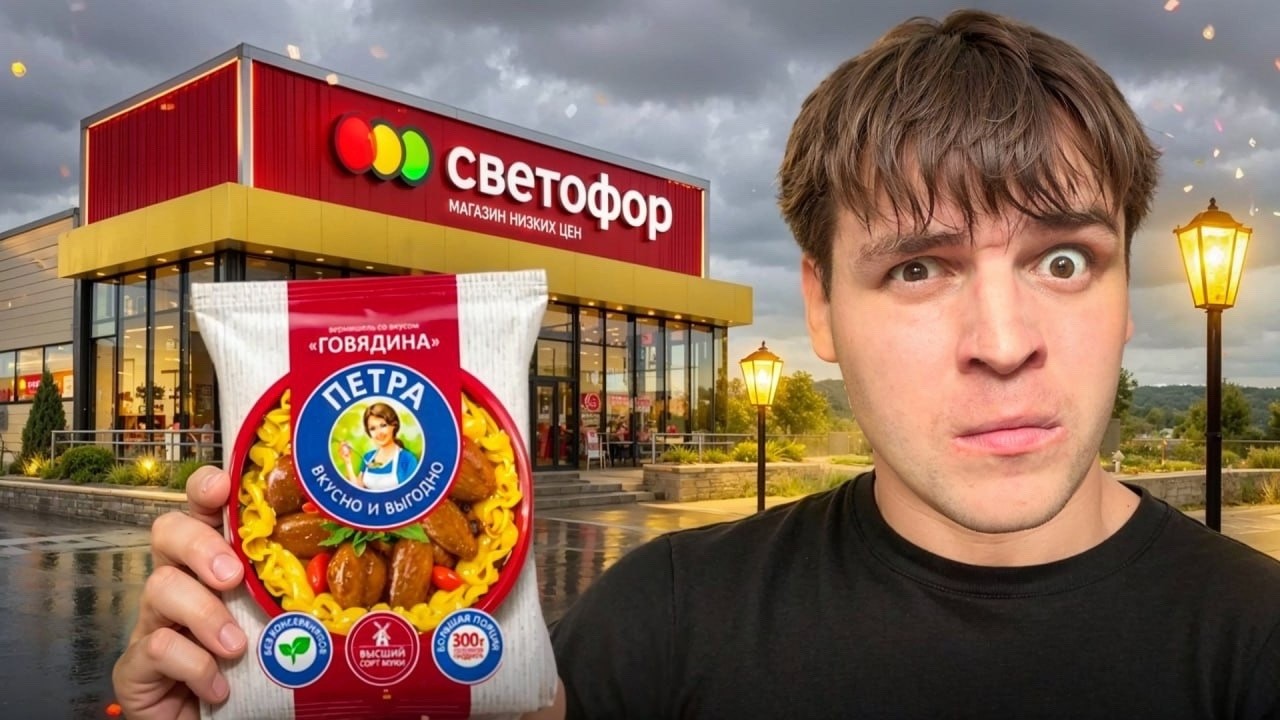 ВЫЖИВАЮ НЕДЕЛЮ НА ПРОДУКТАХ СВЕТОФОР