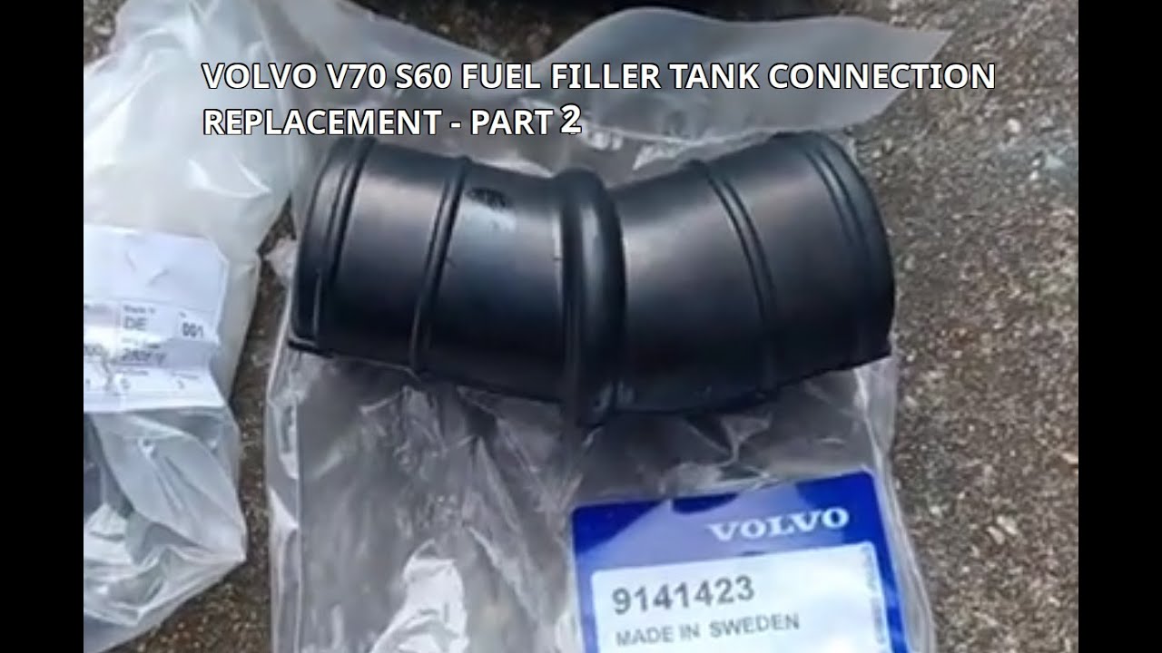 Ep2 - Volvo V70 S60 R Replacing fuel filler pipe connection to the tank. Smell fuel when filling up?