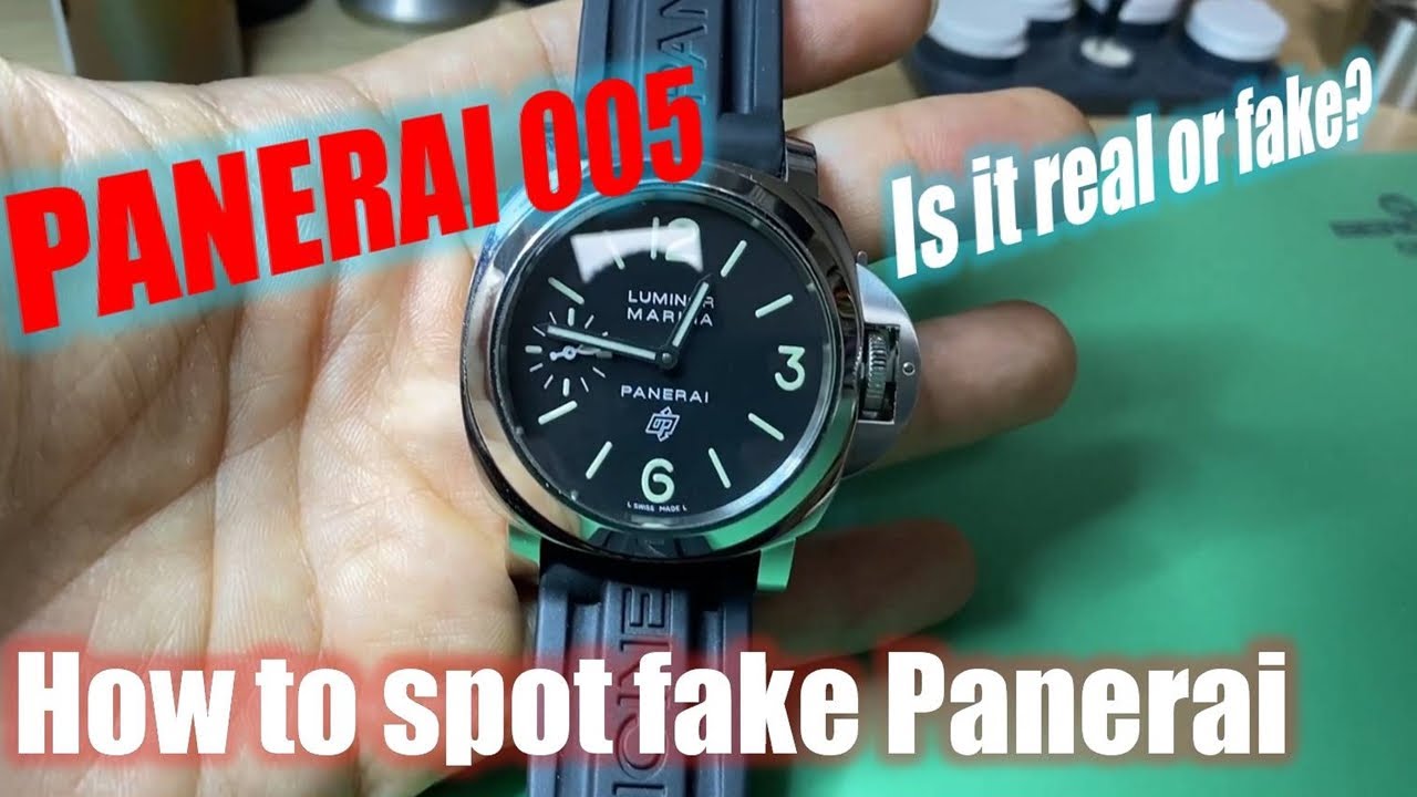 The inside of fake Panerai 005. How to spot fake watch (PAM005)