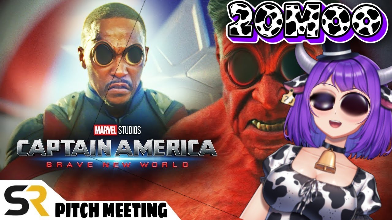 Cow vtuber reaction to, Captain America 4 Pitch Meeting.