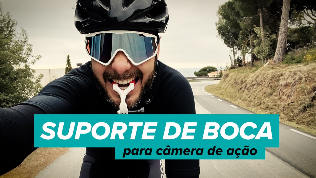 Suporte de camera para bicicleta, na boca?
