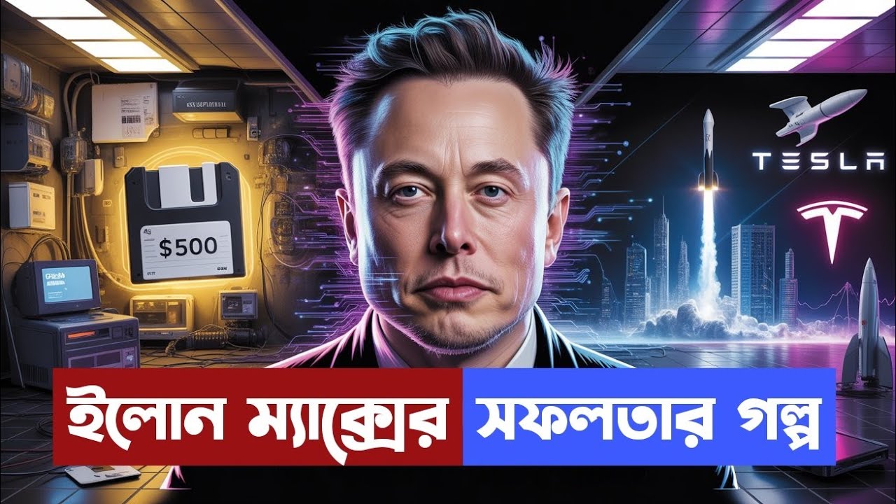 শূন্য থেকে শিখরে: ইলোন মাস্কের অজানা অধ্যায় | Elon Musk Success Story Bangla