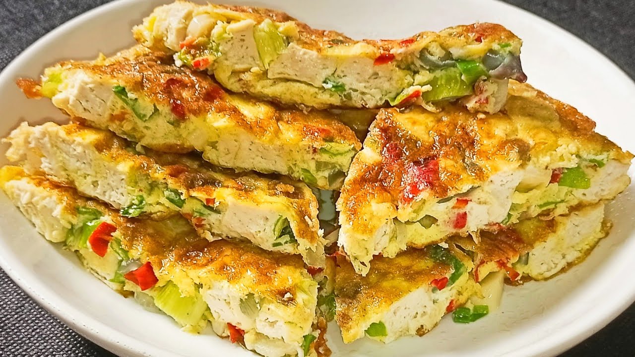 CARA BUAT TELUR DADAR TAHU ENAK DAN SIMPEL || olahan tahu telur 