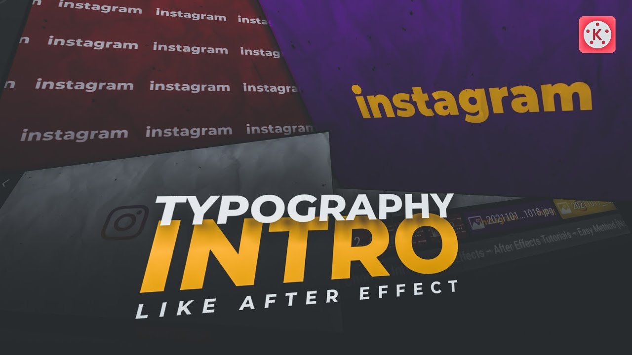 Awsome Typography logo Intro in kinemaster |kinemaster|Saikat Bhunya