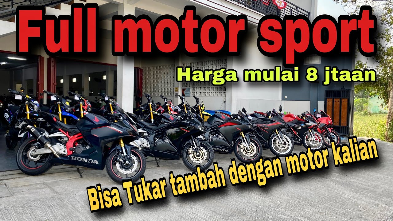 OBRAL MOTOR SPORT HARGA 8 JUTAAN//BISA TUKAR TAMBAH JUGA‼️