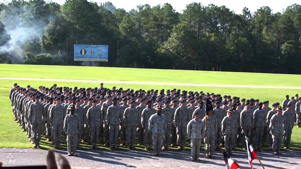 Fort Jackson -Family Day Tapping Out Ceremony