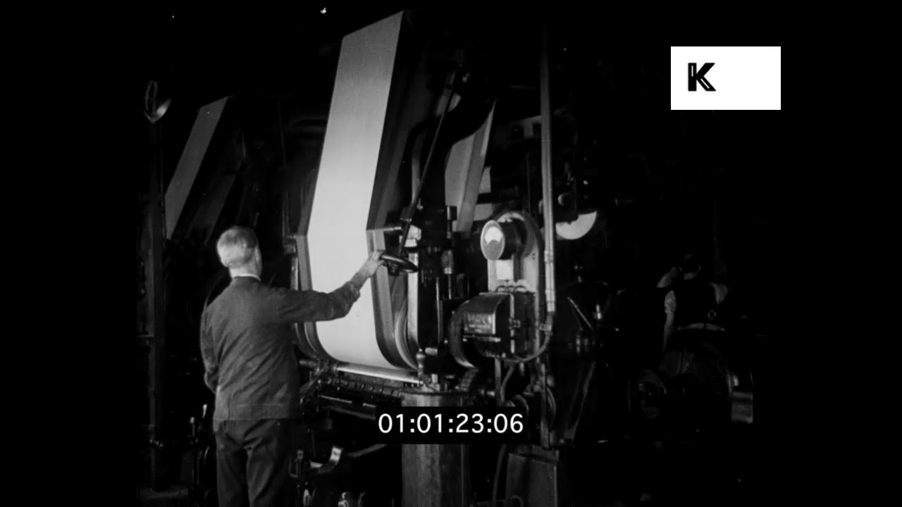 Industry in North West England 1930s, Textile Mills, HD