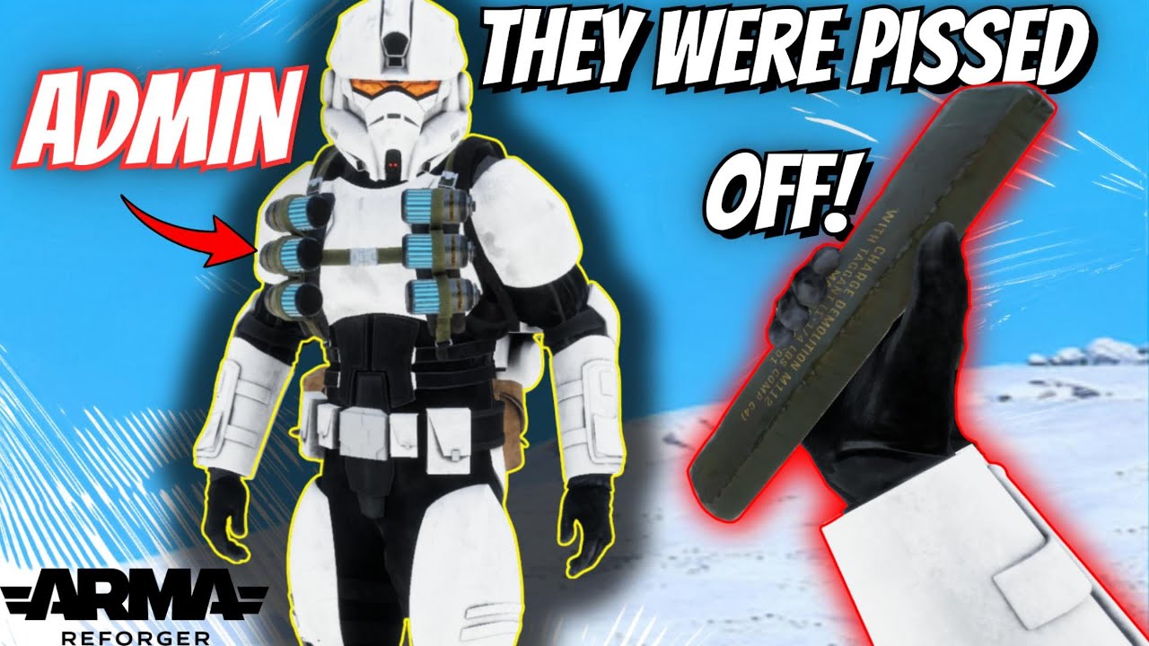 Раздражающие жалких администраторов, использующих взрывчатку в Arma Reforger.
