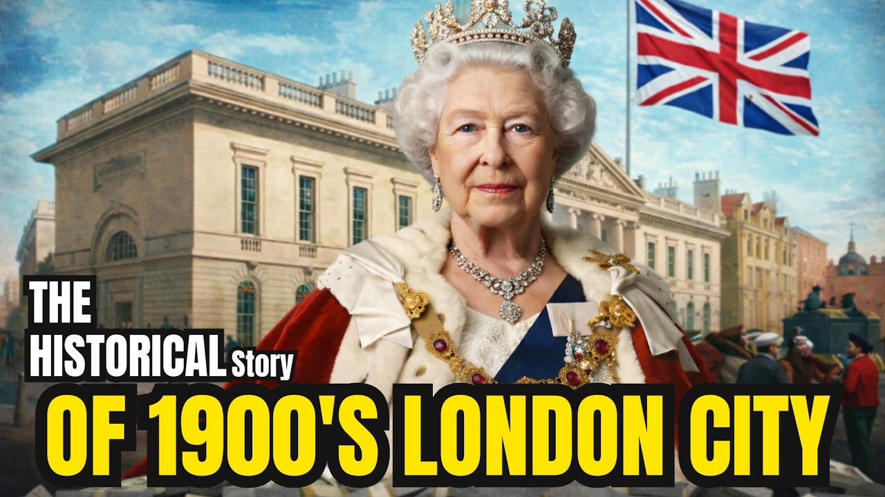 A Tour of  London in 1900's (AI Reconstruction) | Explore History of 1900's London | 4K Documentary