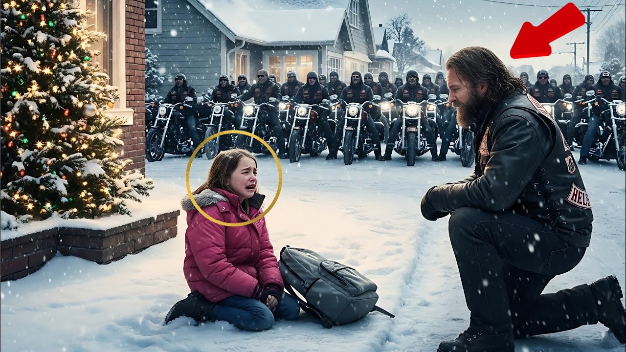 Отчим выгнал её из дома в канун Рождества — а потом за девочкой приехали 50 байкеров из «Ангелов ...