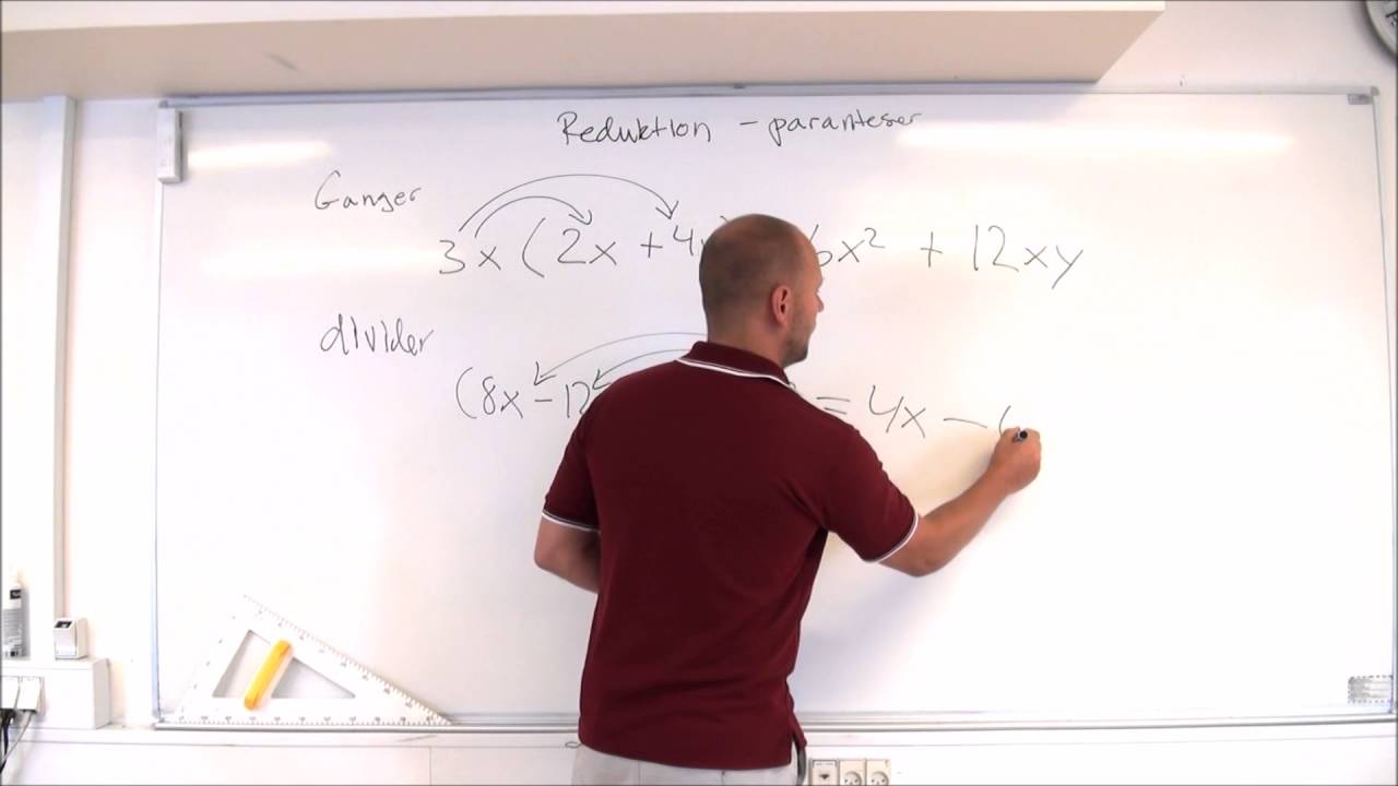 Reduktion parenteser - Matematik FED