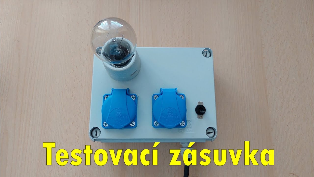 Testovací zásuvka