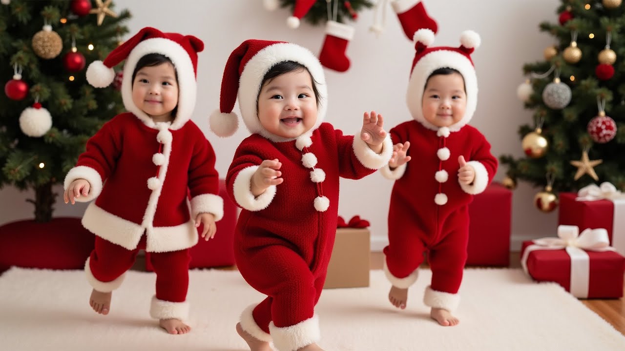 Jingle bells babies dance I Christmas songs New years 2025 I children's songs