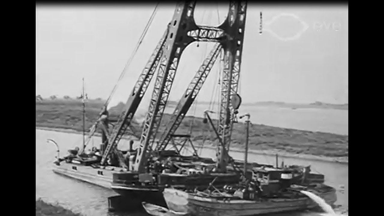 The Netherlands - Clearing the river Rhine after world war II