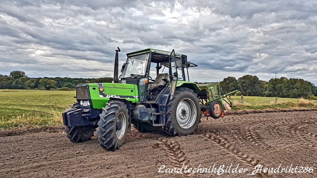 Triticale Säen 2016 | Deutz DX 3.70 mit Amazone D8-25 Spezial