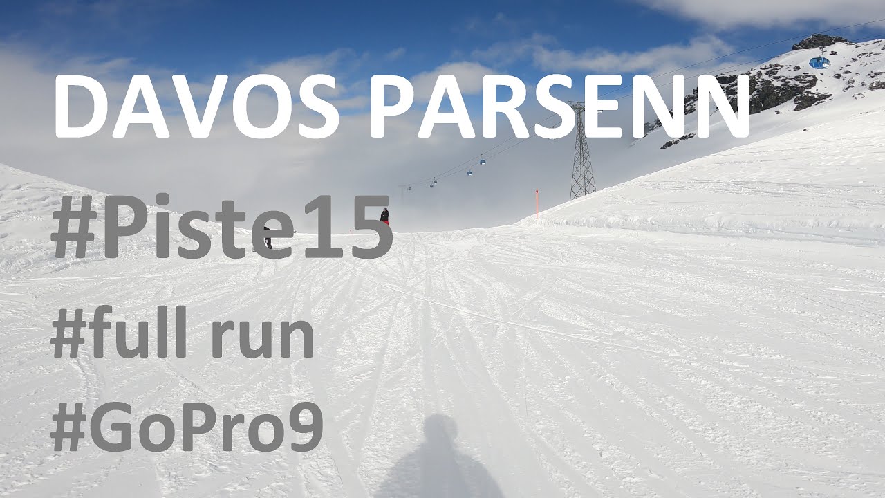 Davos Parsenn skiing  4K